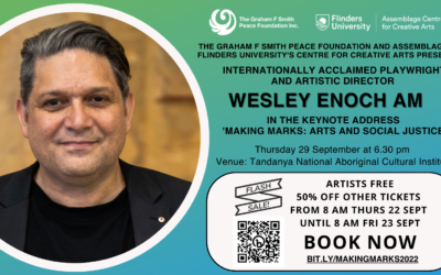 Wesley Enoch AM in Adelaide one night only 29 September, 24-hour special offer for the day of mourning